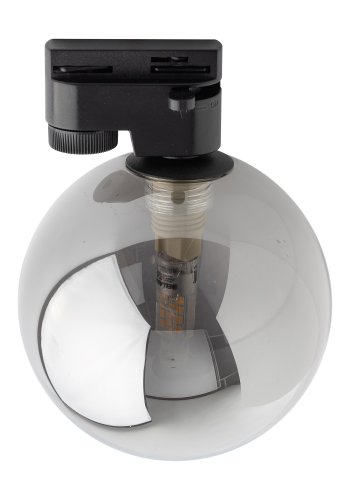 TK Tracer loftlampe - grafit glas og sort metal