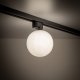 TK Tracer loftlampe - hvid glas og sort metal