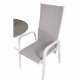 VENTURE DESIGN havest m. Parma bord ( 90) og 2 Copacabana stole m. recliner - hvid alu/gr textile