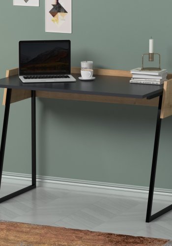 NORDVÄRK Rone arbejdsbord, antracitEgetr