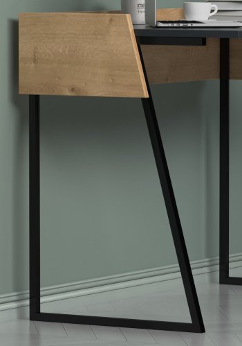 NORDVÄRK Rone arbejdsbord, antracitEgetr