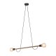 TK Helix loftlampe - valnddefarvet tr