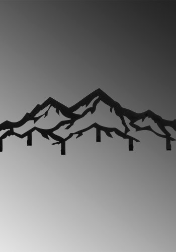 FUNZI LIVING Da? knagerkke - sort metal