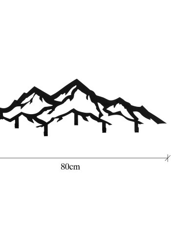 FUNZI LIVING Da? knagerkke - sort metal