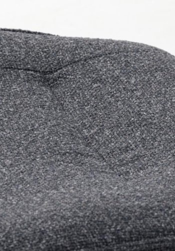 Buffalo spisebordsstol - mrkegr melange stof og sorte ben