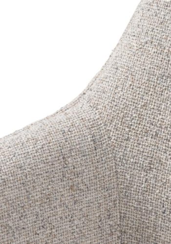 Alma drejestol, m. armln - offwhite melange polyester og sorte ben