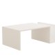 NORDVÄRK Memo sofabord, m. 2 rum - rektangulr - hvid melamin (86,8x50)