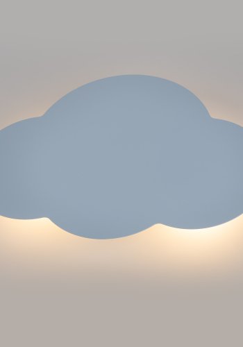 TK Sky brnelampe - lysebl metal