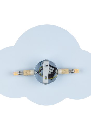 TK Sky brnelampe - lysebl metal