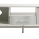 Palma TV-bord, m. 2 lger og 1 skuffe - greige MDF og metal (140x45)