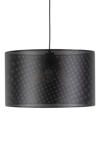TK Moreno loftlampe 500 - sort stof og sort metal