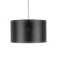 TK Moreno loftlampe 500 - sort stof og sort metal