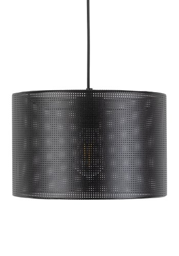 TK Moreno loftlampe 300 - sort stof og sort metal