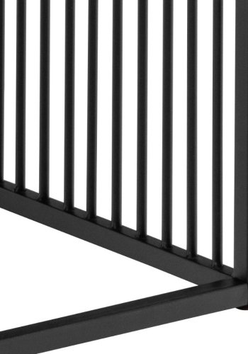 ACT NORDIC Strington sofabord, rektangulr - natur vild eg melamin og sort stl (120x60)