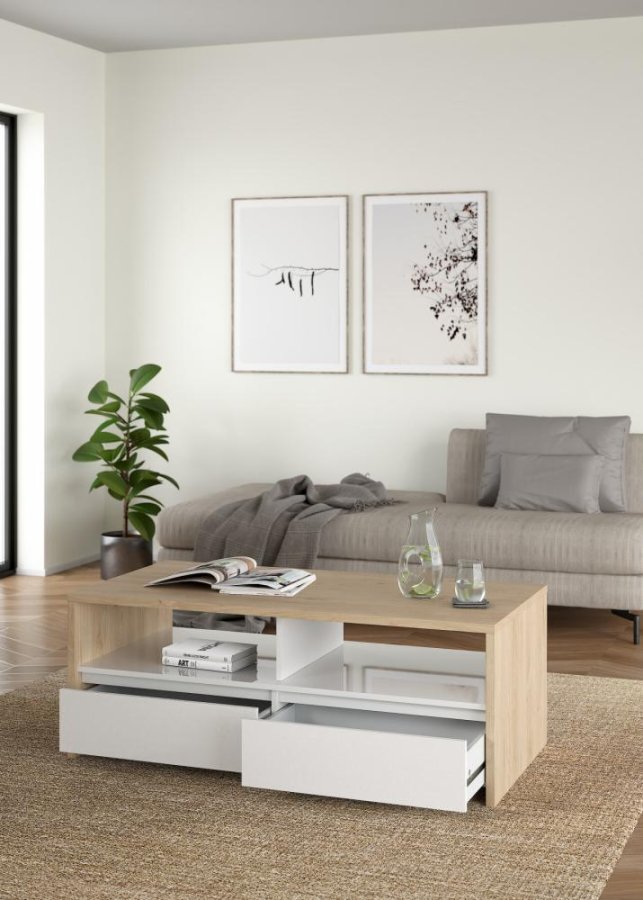 TVILUM Next Sofabord 2 skuffer