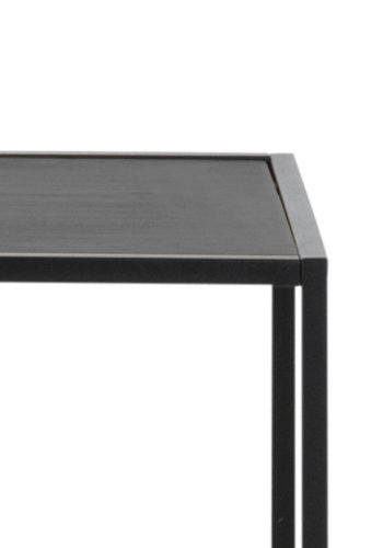 ACT NORDIC Seaford bogreol - sort melaminask og metal 