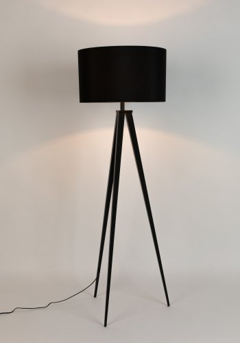 ZUIVER Tripod gulvlampe - sort metal