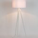ZUIVER Tripod gulvlampe - hvid metal