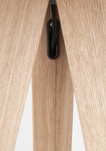 ZUIVER Tripod gulvlampe - sort og natur tr