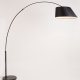 ZUIVER Arc gulvlampe - sort metal