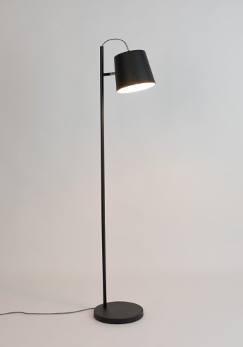 ZUIVER Buckle Head gulvlampe - sort jern