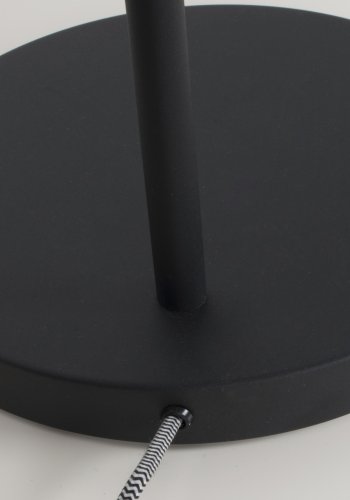ZUIVER Buckle Head gulvlampe - sort jern