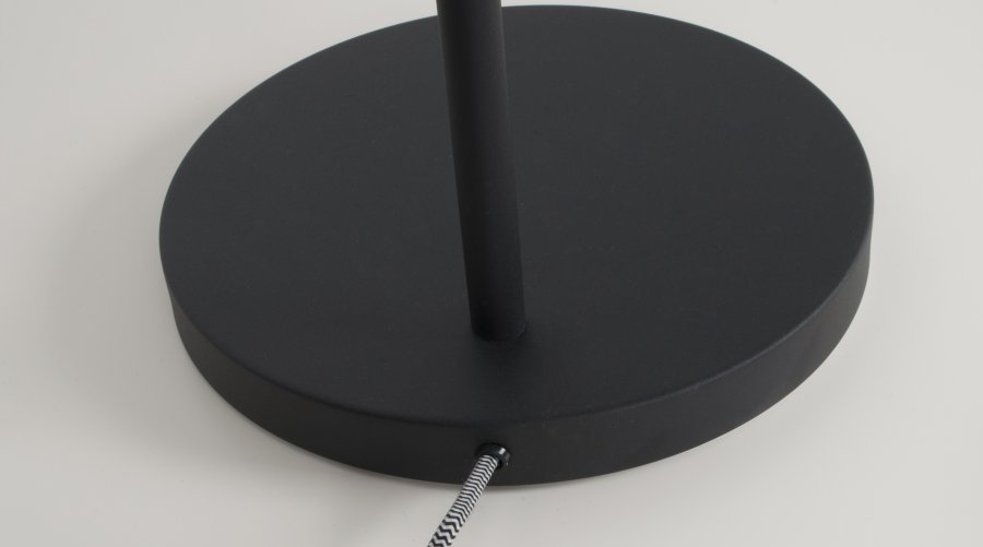 ZUIVER Buckle Head gulvlampe - sort jern