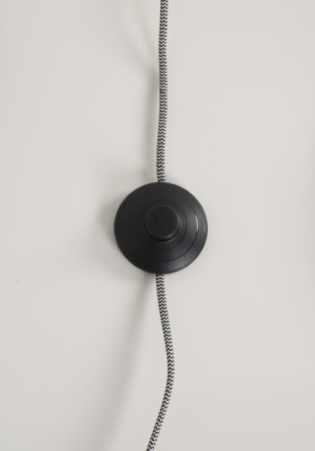 ZUIVER Buckle Head gulvlampe - sort jern