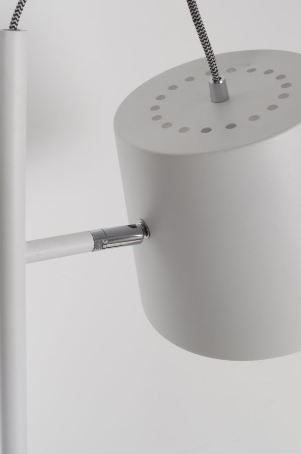 ZUIVER Buckle Head gulvlampe - hvid jern