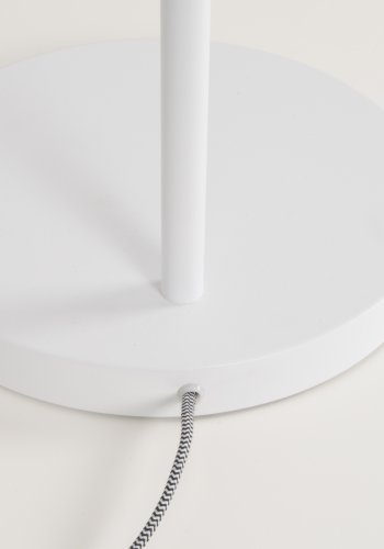 ZUIVER Buckle Head gulvlampe - hvid jern