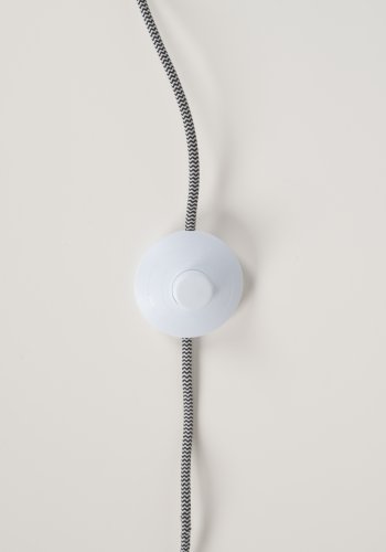 ZUIVER Buckle Head gulvlampe - hvid jern