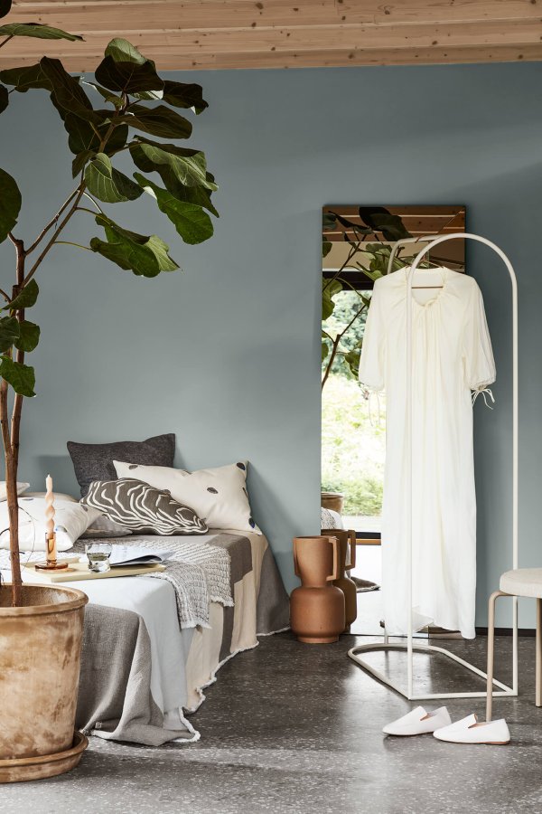 BROSTE COPENHAGEN Karla sengetppe, rektangulr - beige bomuld (240x260)