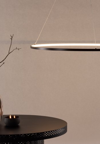 VIND COLLECTION Rödäng x Josefin Lustig loftlampe, LED - sort aluminium