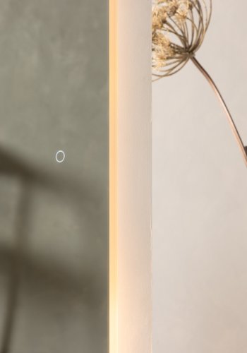 VIND COLLECTION Skeppsvik x Josefin Lustig vgspejl med LED lys - spejlglas (210x100)
