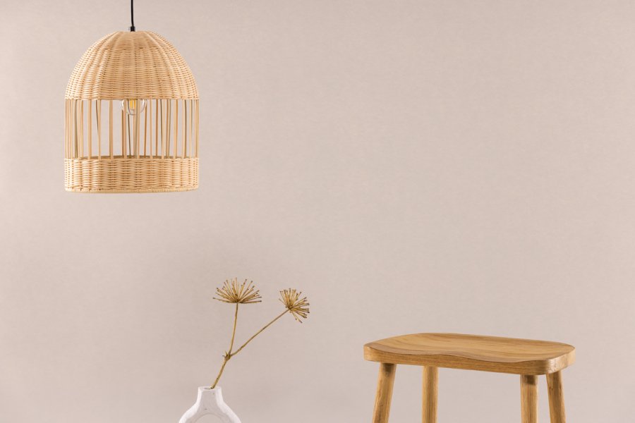 VIND COLLECTION Alsbäck loftlampe - natur rattan