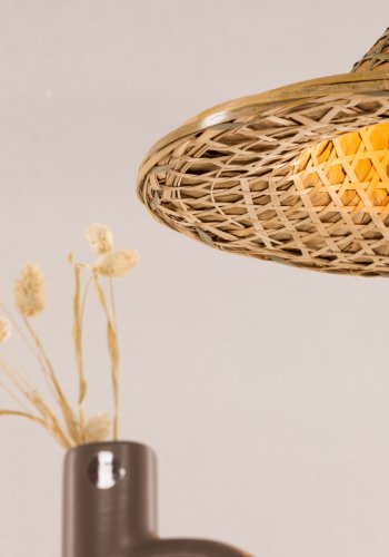 VIND COLLECTION Stjärnvik loftlampe - natur rattan