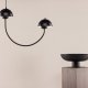 VIND COLLECTION Lyckorna loftlampe - sort jern