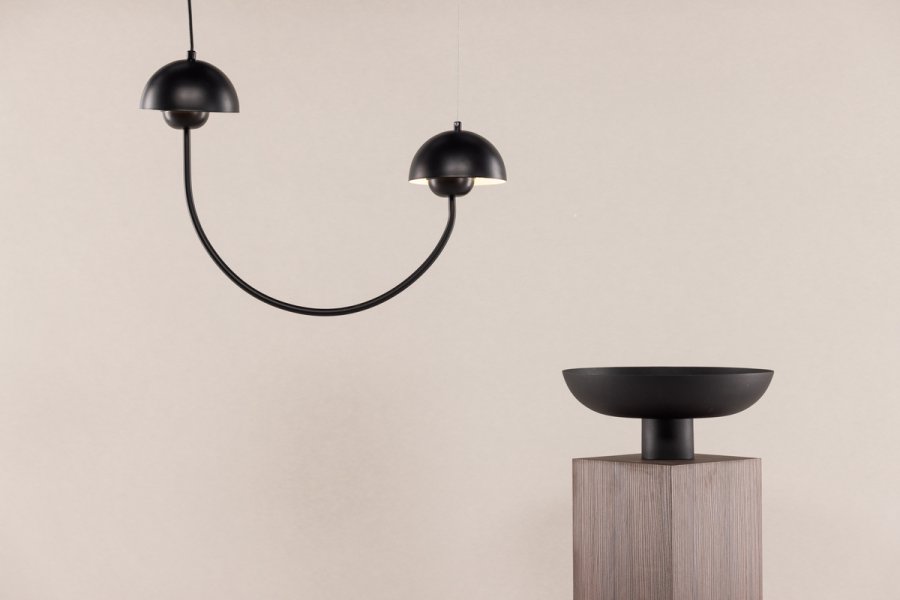 VIND COLLECTION Lyckorna loftlampe - sort jern