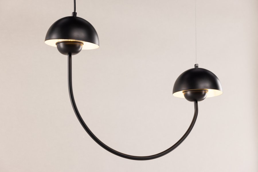 VIND COLLECTION Lyckorna loftlampe - sort jern
