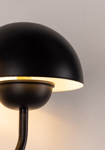 VIND COLLECTION Lyckorna vglampe - sort jern