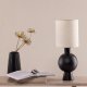VIND COLLECTION Mysterna bordlampe - beige hr og sort beton