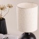 VIND COLLECTION Mysterna bordlampe - beige hr og sort beton