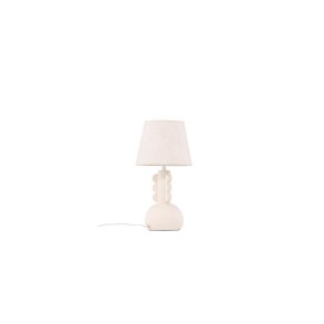 VIND COLLECTION Mellerud bordlampe - beige linned og beige beton