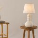 VIND COLLECTION Mellerud bordlampe - beige linned og beige beton