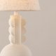 VIND COLLECTION Mellerud bordlampe - beige linned og beige beton