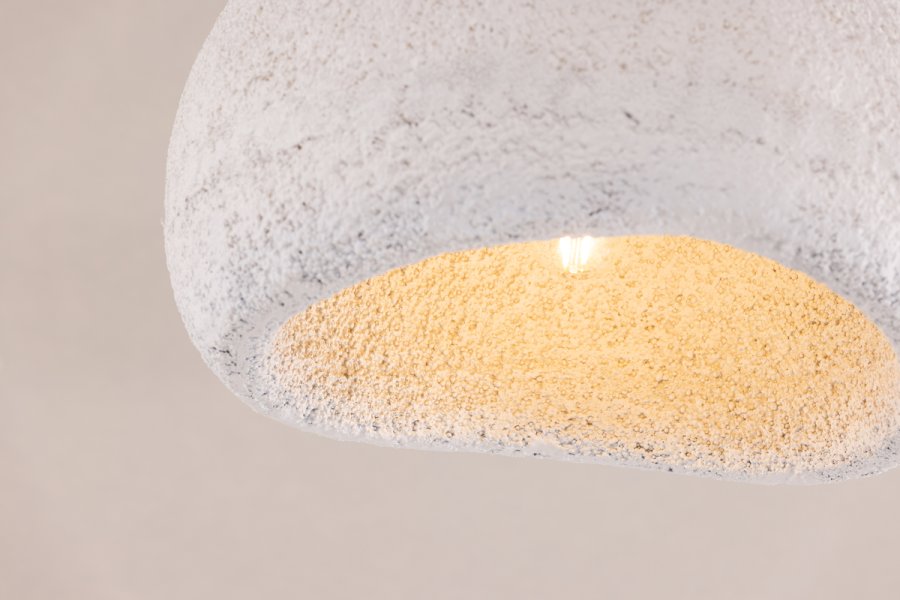 VIND COLLECTION Gilltorp loftlampe - hvid polyresin