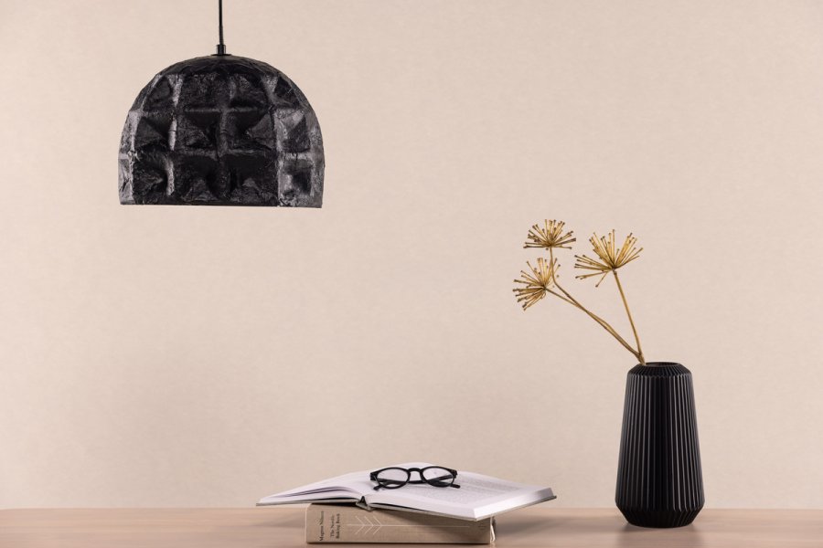 VIND COLLECTION Hogstorp loftlampe - sort polyresin