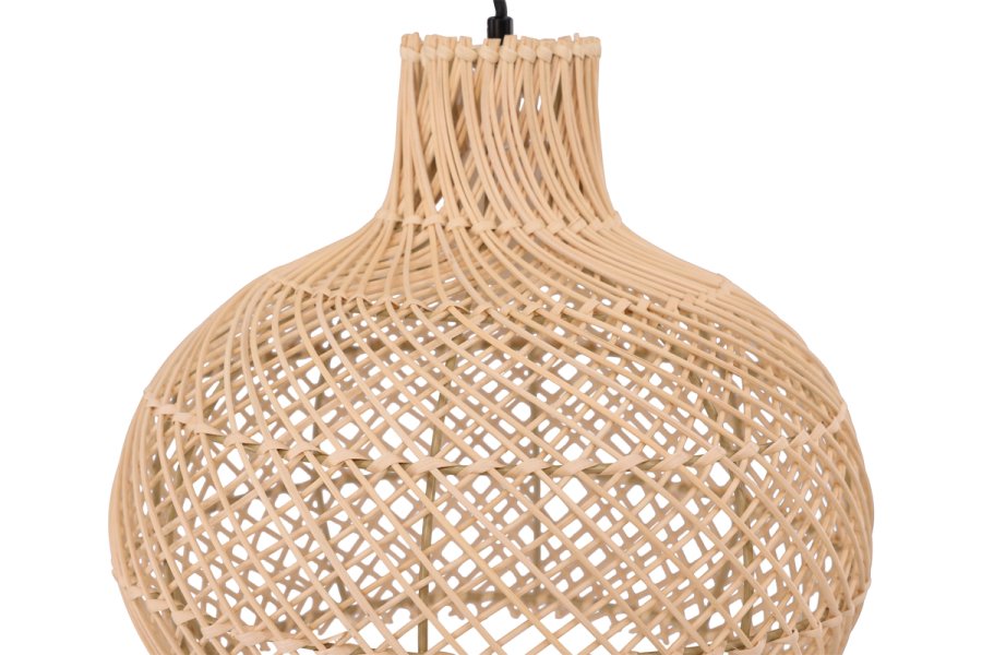 VIND COLLECTION Varekil loftlampe, Stor - natur rattan