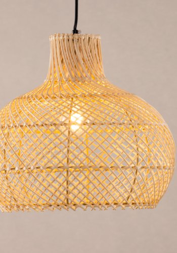 VIND COLLECTION Varekil loftlampe, Stor - natur rattan