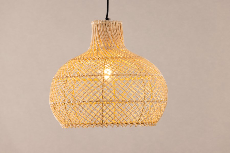 VIND COLLECTION Varekil loftlampe, Stor - natur rattan